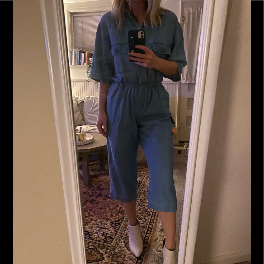 NastyGal Jean jumpsuit size s/m